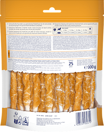 Hunde Kausnack Delicious CHEWS Huhn & Rind Mini Vitakraft