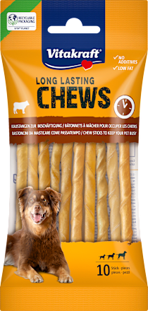 Hundesnack Kaustäbe long lasting CHEWS (10 Stück)  Vitakraft