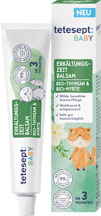 Baby Erkältungszeit Balsam mit Thymian & Myrte tetesept