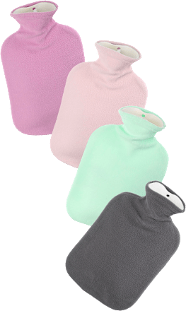 Wärmflasche mit Flauschbezug Fashy