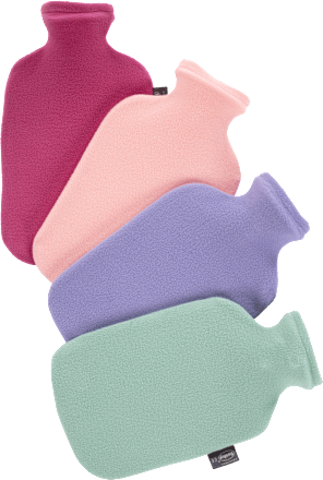 Wärmflasche mit Flauschbezug Fashy