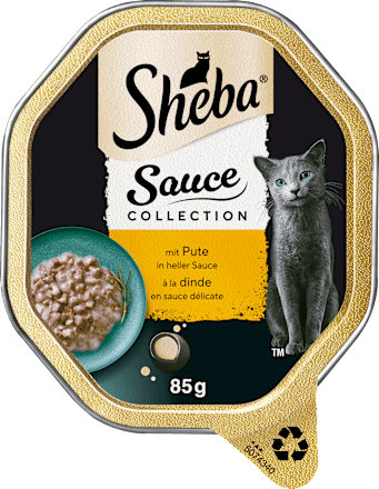 Nassfutter Katze Sauce Collection mit Pute Sheba