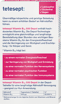 Vitamin B12 500 Depot tetesept