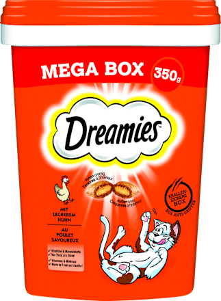 Katzenleckerli mit Huhn Mega Box Dreamies