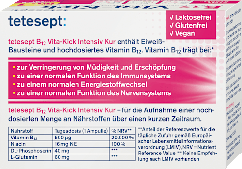 B12 Vita-Kick Intensiv-Kur 500 μg Trinkampullen tetesept