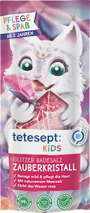 Kinder Badezusatz Glitzer Badesalz Zauberkristall tetesept: KIDS