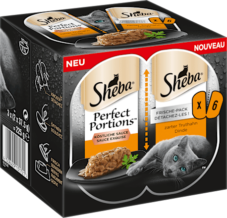 Nassfutter Katze Perfect Portions Köstliche Soße Sheba
