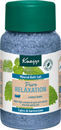 Soľ do kúpeľa Pure Relaxation Lemon balm Kneipp