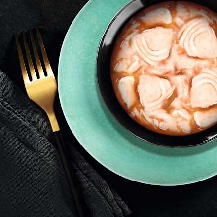 Nassfutter Katze mit nachhaltigen Weißfisch Filets Sheba