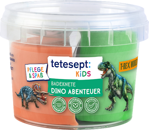 Kinder Badezusatz Badeknete Dino     tetesept: KIDS