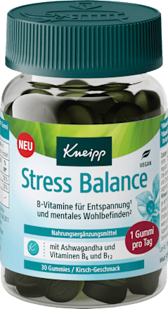 Gumové cukríky Stress Balance s príchuťou čerešne Kneipp