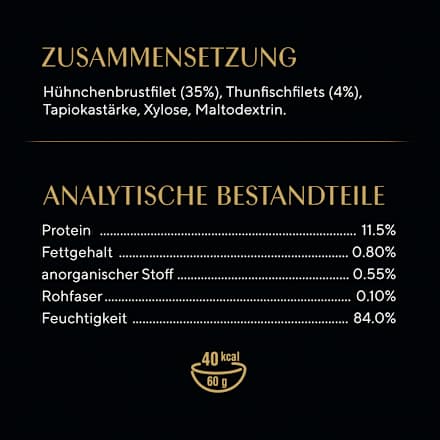 Nassfutter Katze Huhn Filets mit nachhaltigem Thunfisch Sheba