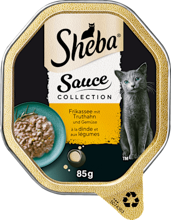 Nassfutter Katze Sauce Collection Frikassee mit Truthahn Sheba
