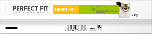 Trockenfutter Katze sensitive 1+ mit Truthahn, Adult PERFECT FIT