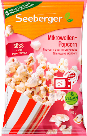 Mikrowellen-Popcorn, süß Seeberger