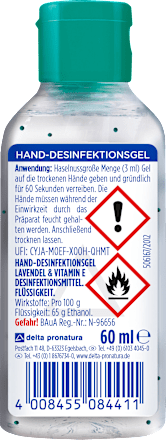Hand-Desinfektionsgel Lavendel & Vitamin E Dr. Beckmann