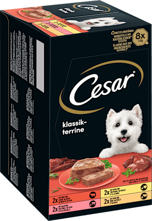 Nassfutter Hund Klassiker Selektion Multipack (8x150 g) Cesar