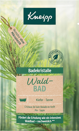 Cristalli da bagno con pino e abete Kneipp