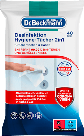 Desinfektion Hygiene-Tücher 2in1 Dr. Beckmann