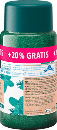 Kryształki do kąpieli z soli mineralnej Rozmaryn i Mięta Goodbye Stress  Kneipp