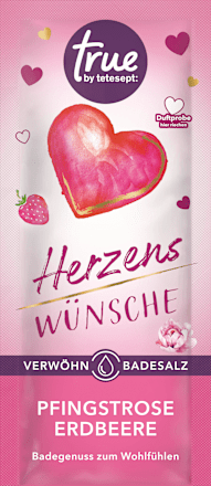 Badesalz Herzenswünsche true by tetesept