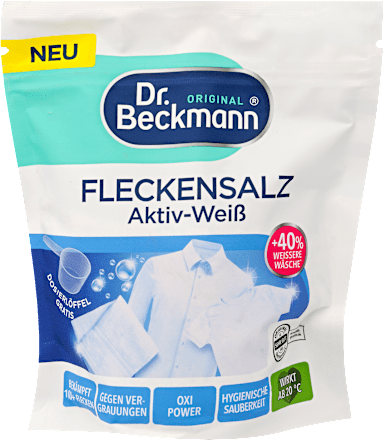 Folteltávolító por, fehér textíliákhoz  Dr. Beckmann