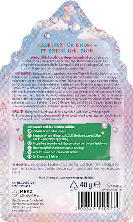 Schaumbad Sprudelbad Regenbogenland tetesept: KIDS