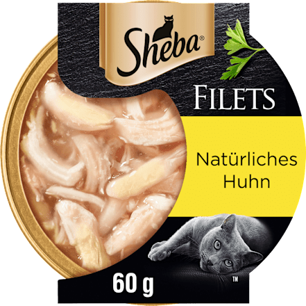 Nassfutter Katze mit Huhn Filets Sheba