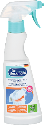 Sredstvo za odstranjevanje madežev deodoranta in potu Dr.Beckmann