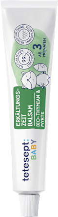Baby Erkältungszeit Balsam mit Thymian & Myrte tetesept