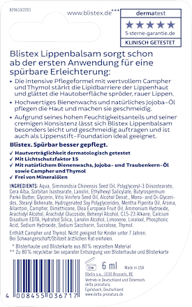 Lippenbalsam Repair Care LSF 15 Blistex