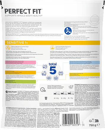 Trockenfutter Katze sensitive 1+ mit Truthahn, Adult PERFECT FIT
