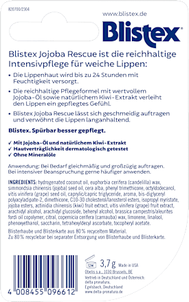 Lippenpflege Jojoba Rescue Blistex