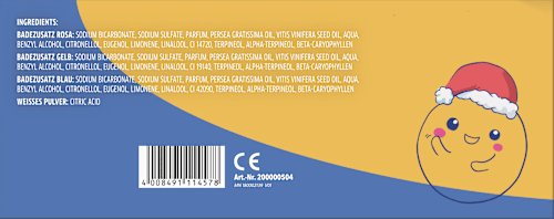 Geschenkset Kinder Badezusatz Badekugel-Baukasten Weihnachten, 3tlg  tetesept: KIDS