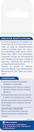 Edelstahlreiniger Schutz & Pflege Dr. Beckmann