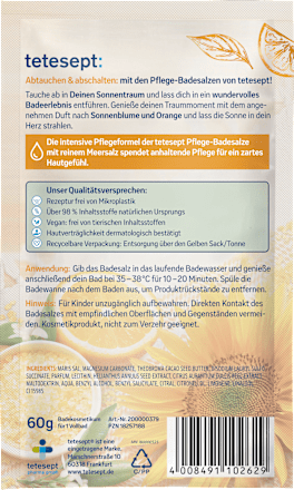 Badesalz Dein Sonnentraum tetesept
