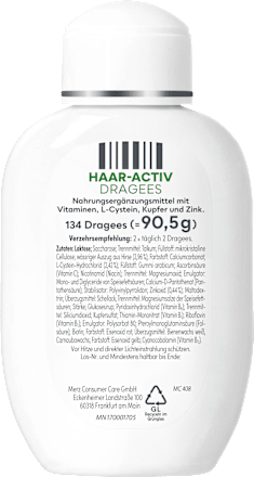 Dragees Haar-Activ 134 St Merz Spezial