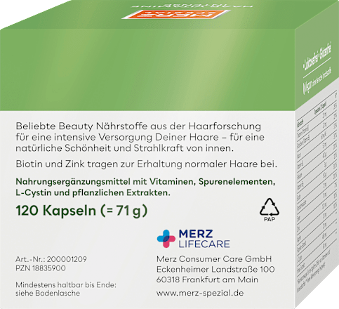 Haar Vitamine Intense Kapseln 120 St Merz Spezial