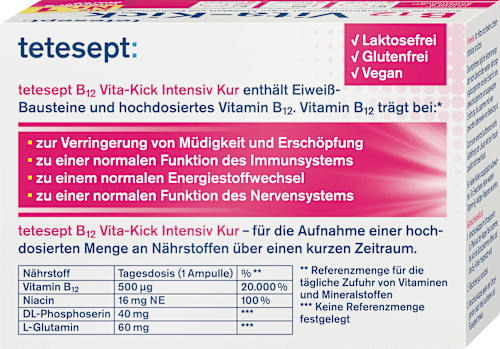 B12 Vita-Kick Intensiv-Kur 500 μg Trinkampullen tetesept