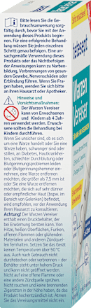 Warzen Vereiser tetesept