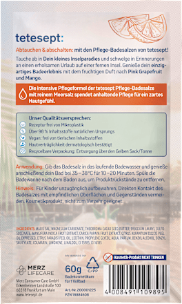 Badesalz Dein kleines Inselparadies tetesept