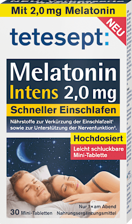 Melatonin Intens Mini Tabletten 30 St tetesept