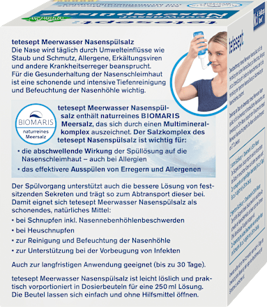 Meerwasser Nasenspülsalz tetesept