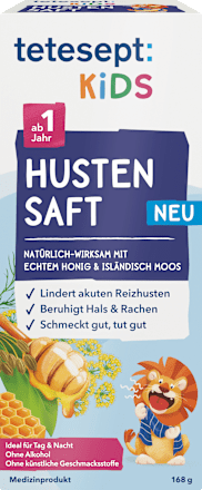 Hustensaft Kids Honig & Isländisch Moos tetesept