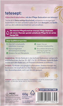 Badesalz Deine wohlige Kuschelzeit tetesept
