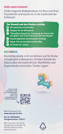 Geschenkset Mein Einhorn Mix 3tlg tetesept: KIDS