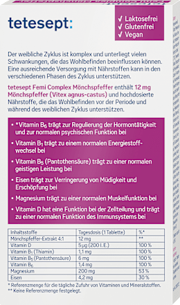 FemiComplex Mönchspfeffer Tabletten tetesept