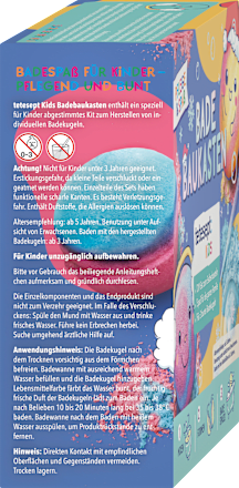 Geschenkset Kinder Badezusatz Badekugel-Baukasten Weihnachten, 3tlg  tetesept: KIDS
