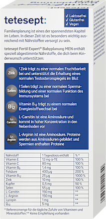 Fertil Expert Babyplanung MEN Tabletten 84 St tetesept