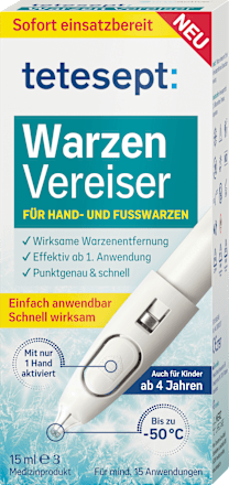 Warzen Vereiser tetesept